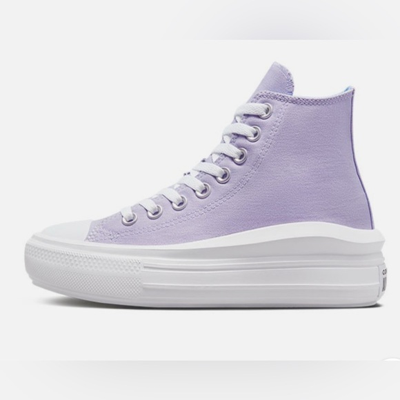 Converse Chuck Taylor All Star Move Platform High Gel Patch , Kids, Sz 5.5 - Picture 2 of 11